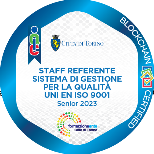 Staff Referente Sistema di gestione per la qualità UNI EN ISO 9001 Senior 2023